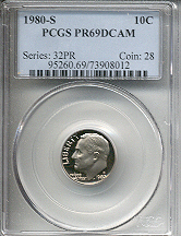 1980-S PCGS PR69 DCAM